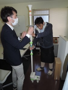 介護用品研修会の様子