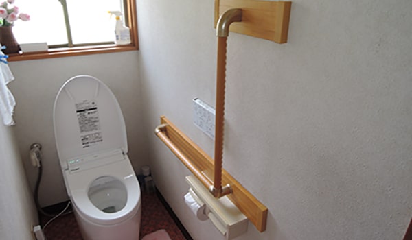 手すりの取り付け：L型